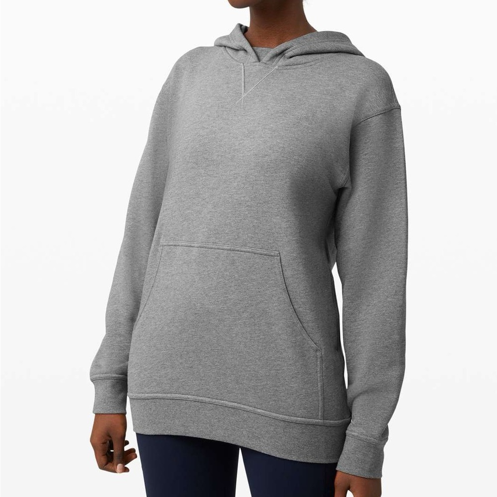 lululemon athletica Heather Gray Women's Hoodie: Heathered Core Medium Grey